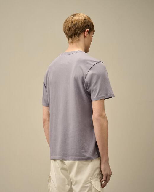 t-shirt con logo verticale 18CMTS138A 005100W 774 CP COMPANY 