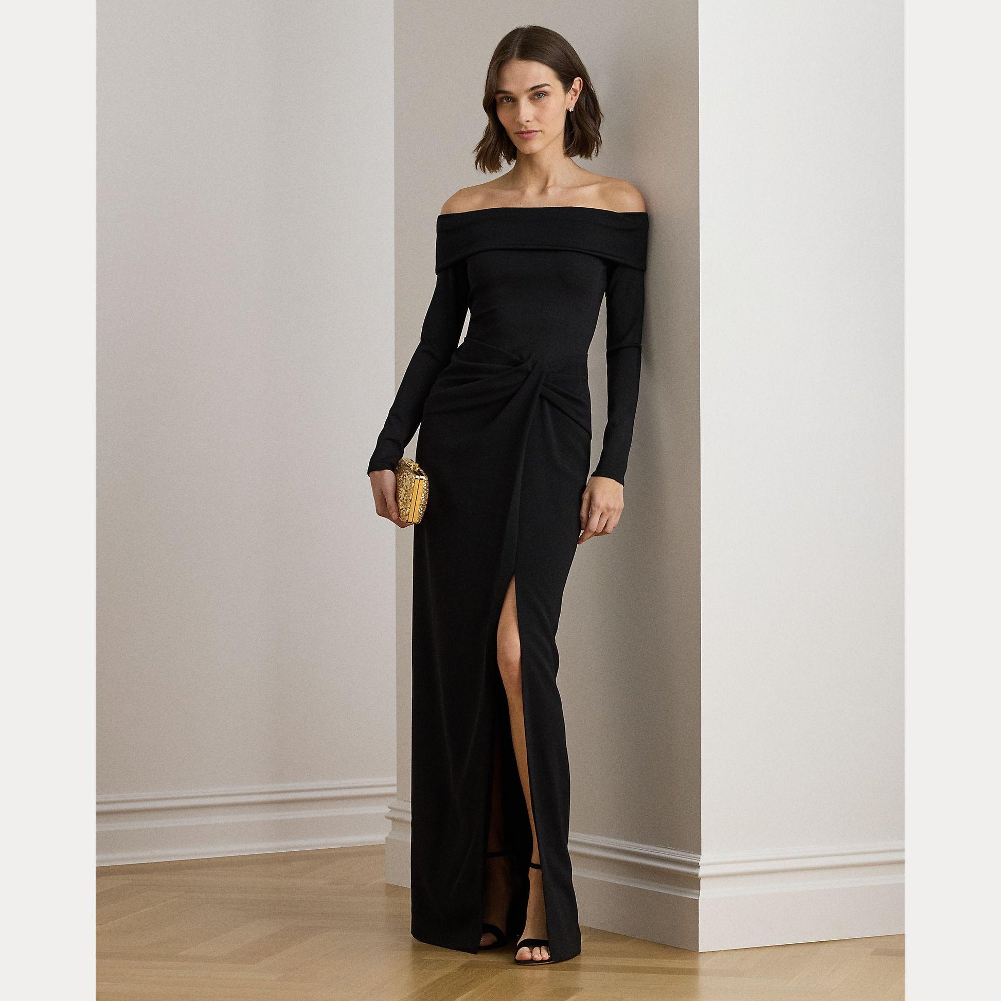 abito lungo con spalle scoperte 253-982108 001 LAUREN RALPH LAUREN 