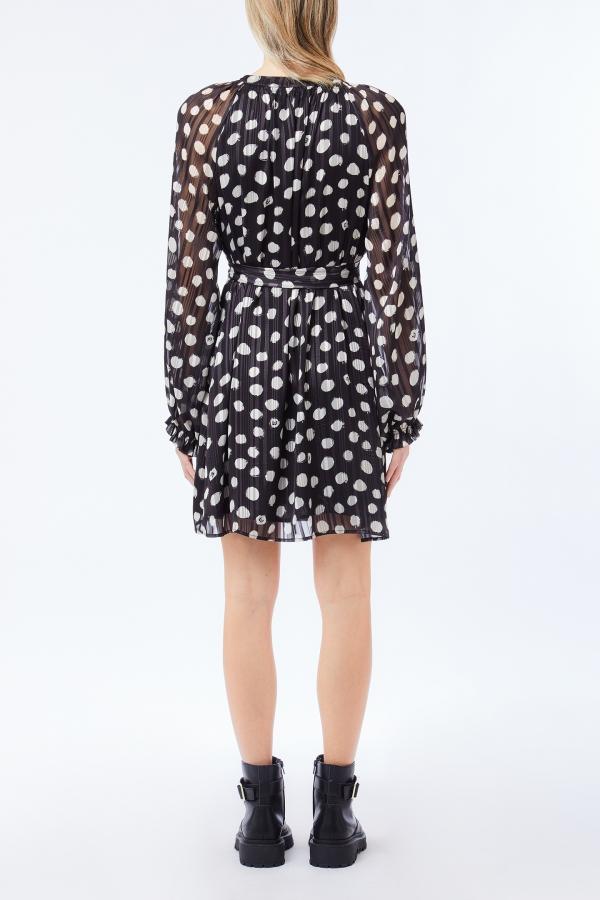 abito corto a pois UF5250T044A M9169 LIU JO DENIM 