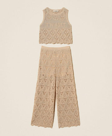 completo in maglia 261GJ3031 13191 TWINSET GIRL 
