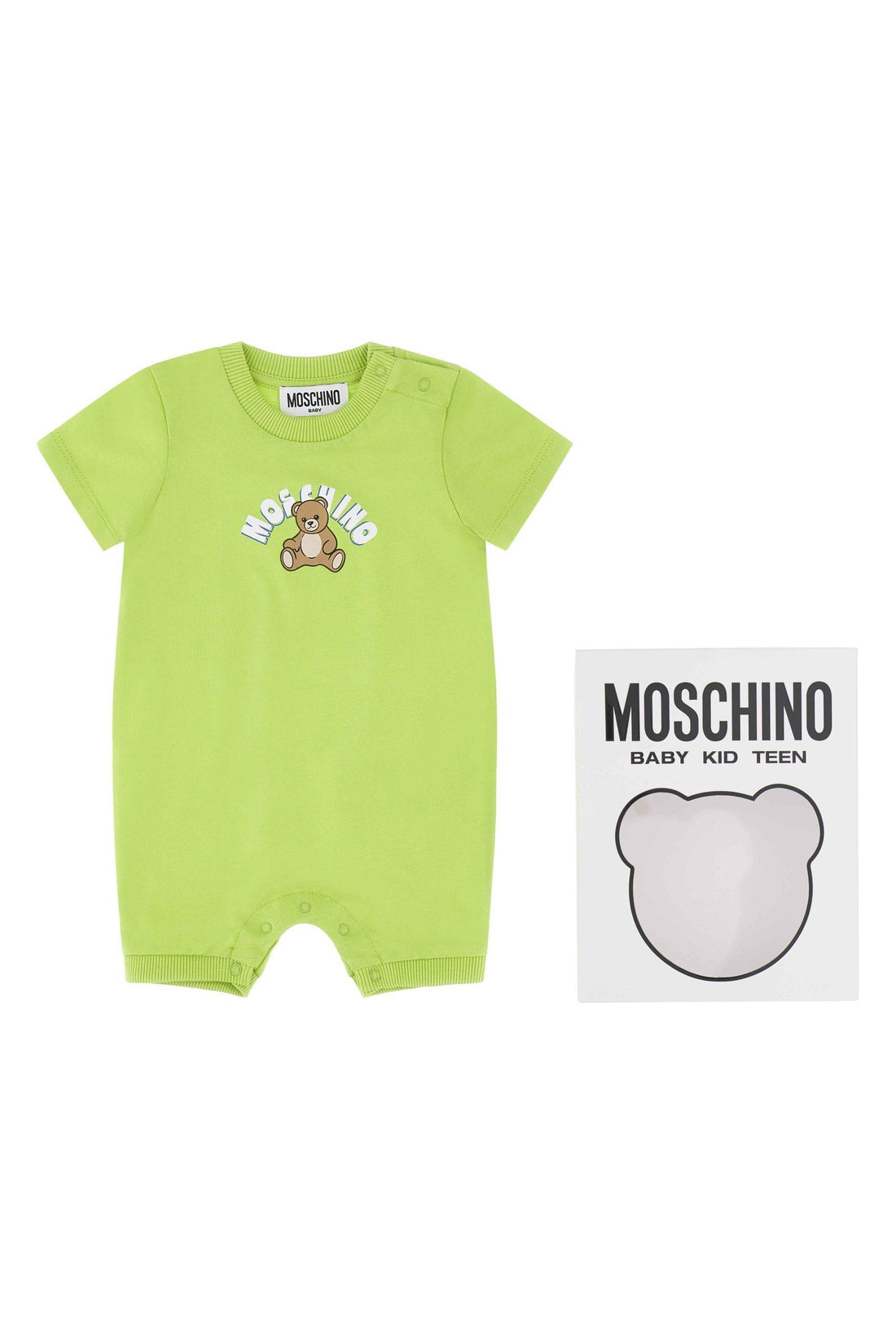pagliaccetto con teddy MTY022 LAA01 30355 MOSCHINO KIDS 