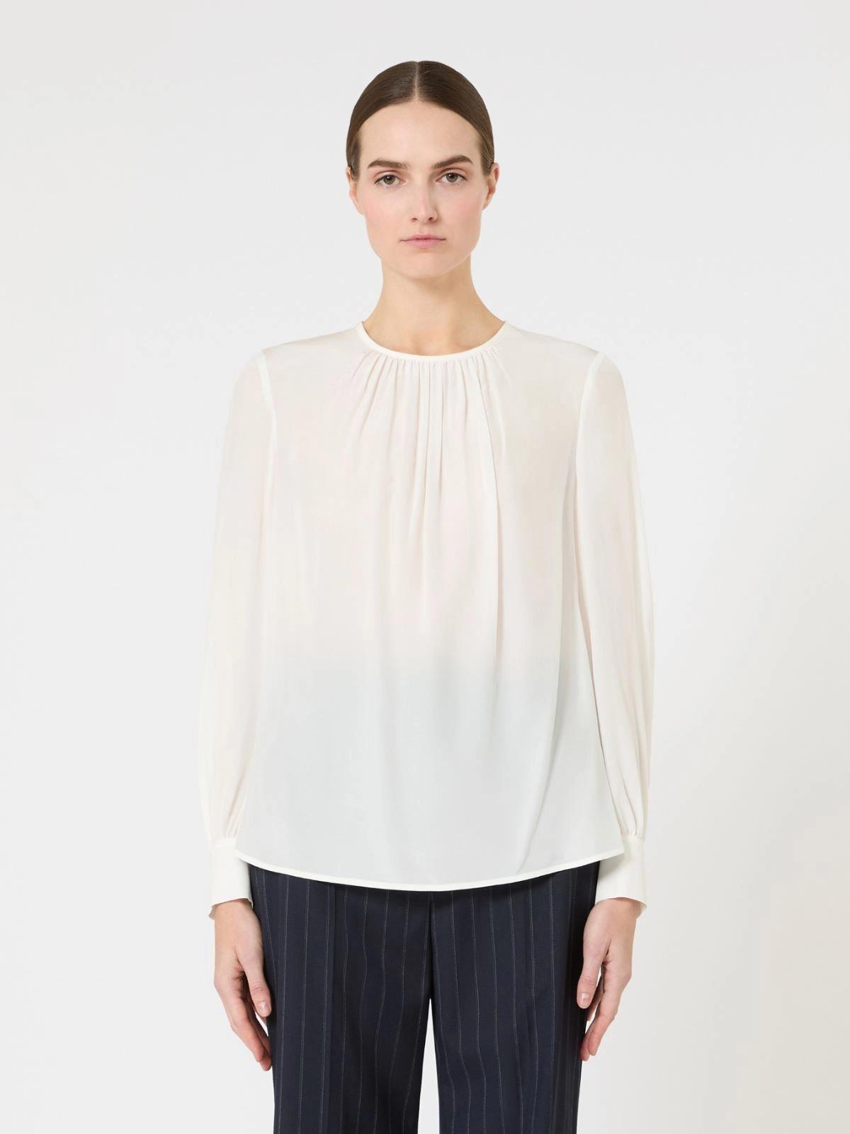 blusa girocollo in seta MSTCOLMO 008 MAXMARA STUDIO 