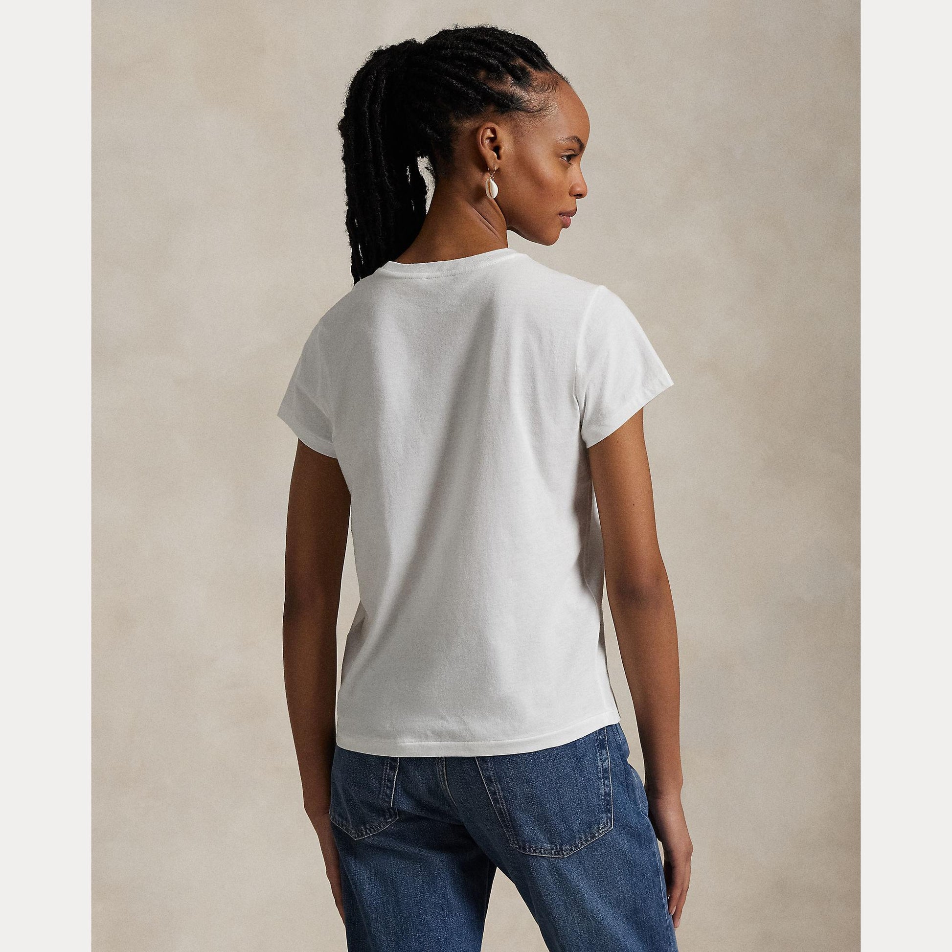 t-shirt con cavallino iconico 211-898698 005 RALPH LAUREN POLO 