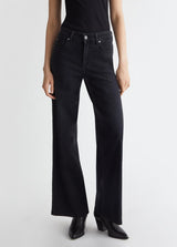 liU JO pantalone denim stone wash Nero