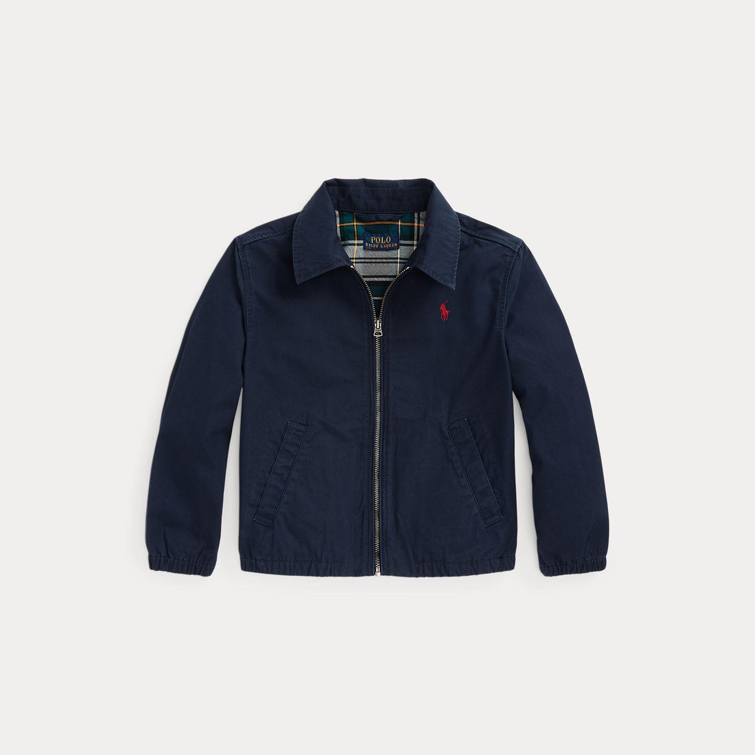 giubbino in popeline con logo 322-934661 002 RALPH LAUREN POLO 