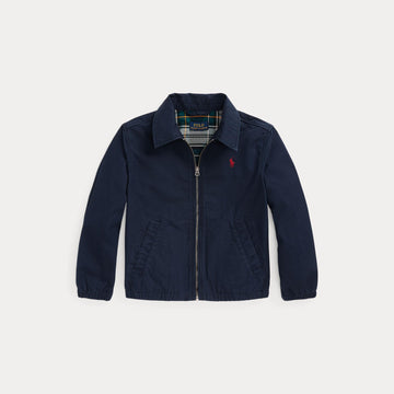 giubbino in popeline con logo 322-934661 002 RALPH LAUREN POLO 