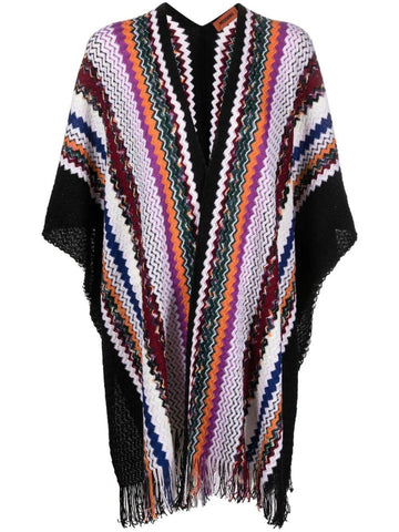 Mantella in lana zig zag missoni MA49WOD9222 0001 MISSONI 