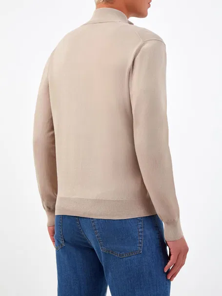 cardigan full zip in puro cotone 55111 18190 126 GRAN SASSO 