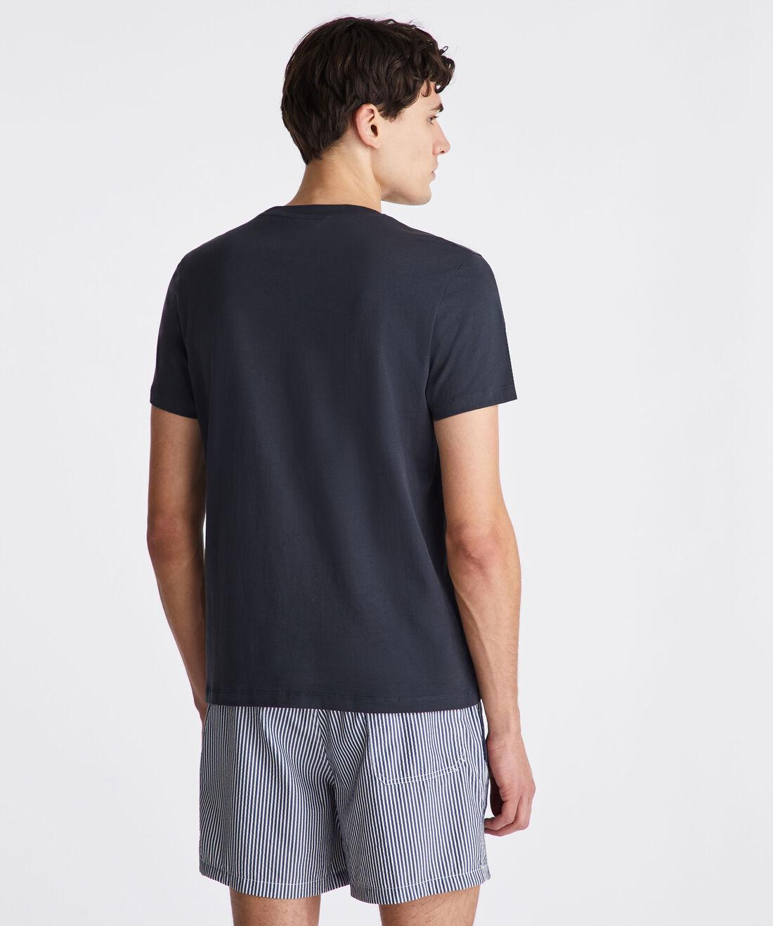 t-shirt con logo ricamato MANDERLY 04 215 PeUTEREY 