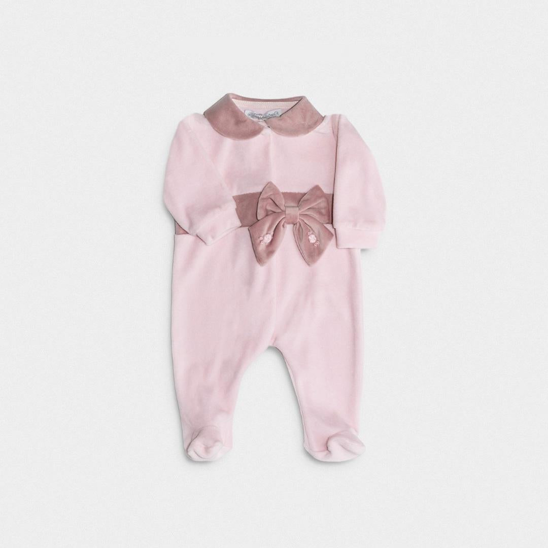 completino con fiocco in velluto LT1106 UNI LA SARTORIA DEI PICCOLI 