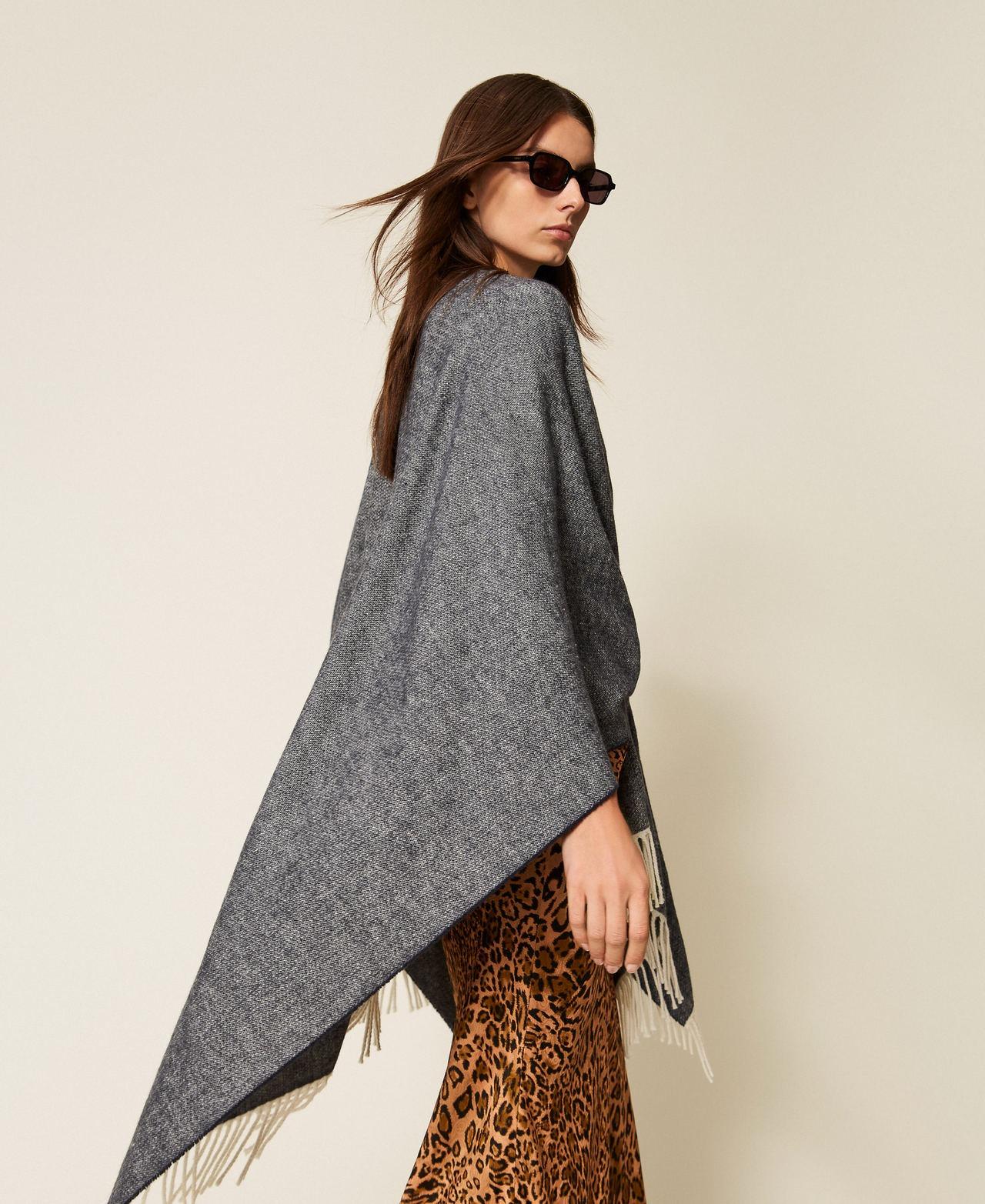 poncho in panno 252TO5040 11956 TWINSET 