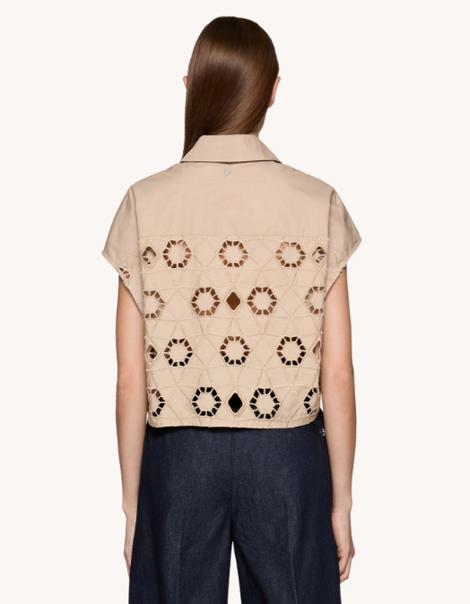 camicia cropped DC398PF0010RXXXW 010 DONDUP 