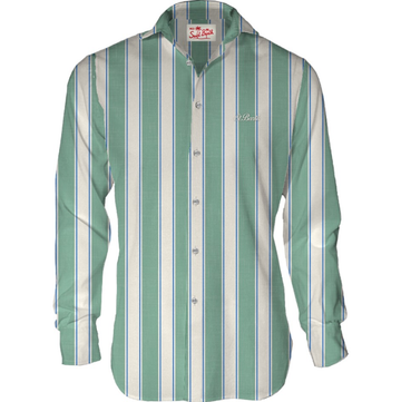 camicia in lino a righe AGNES 0782 MC2 SAINT BARTH 