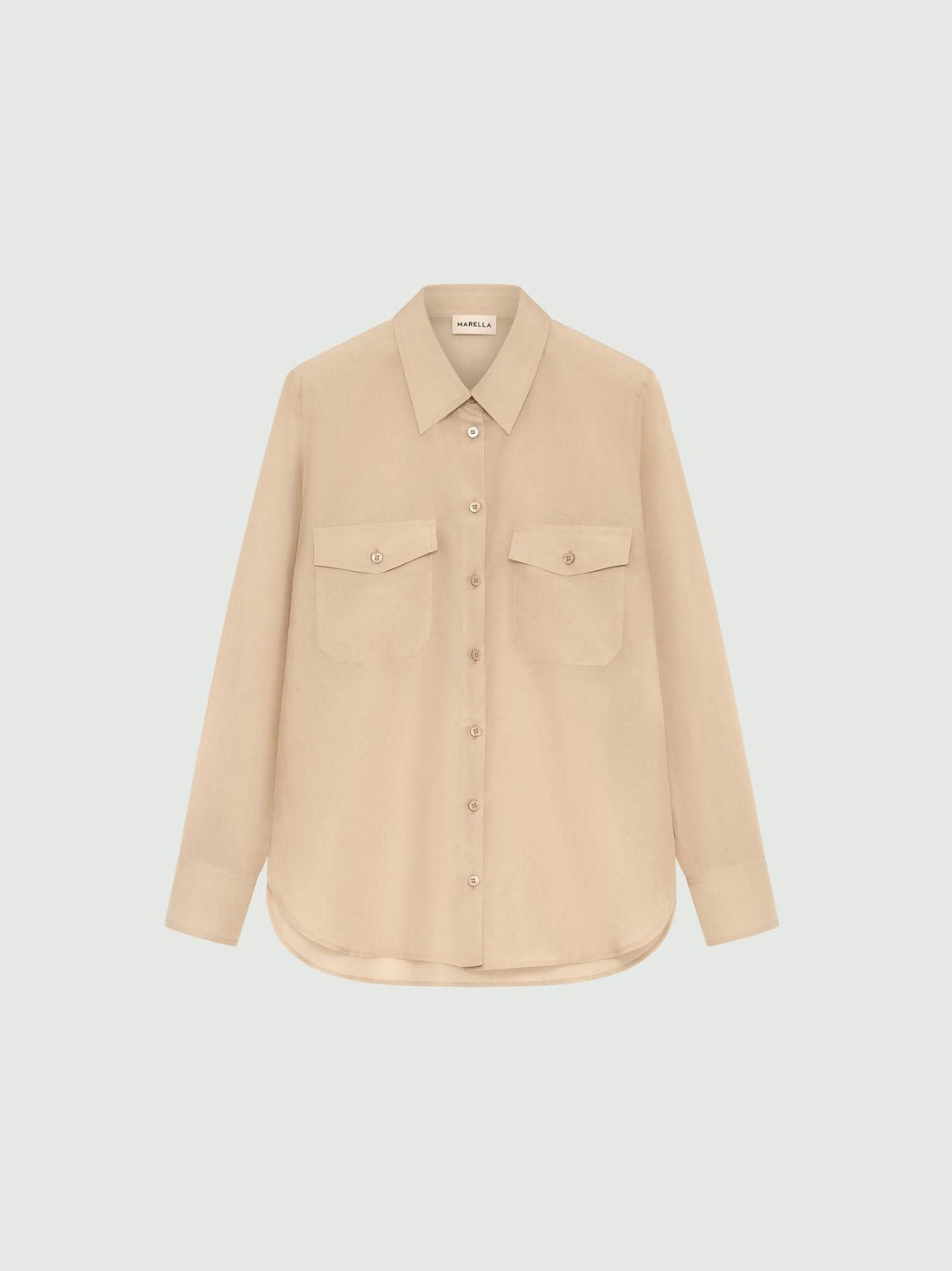 camicia in mussola di cotone e seta FREDA 002 MARella 