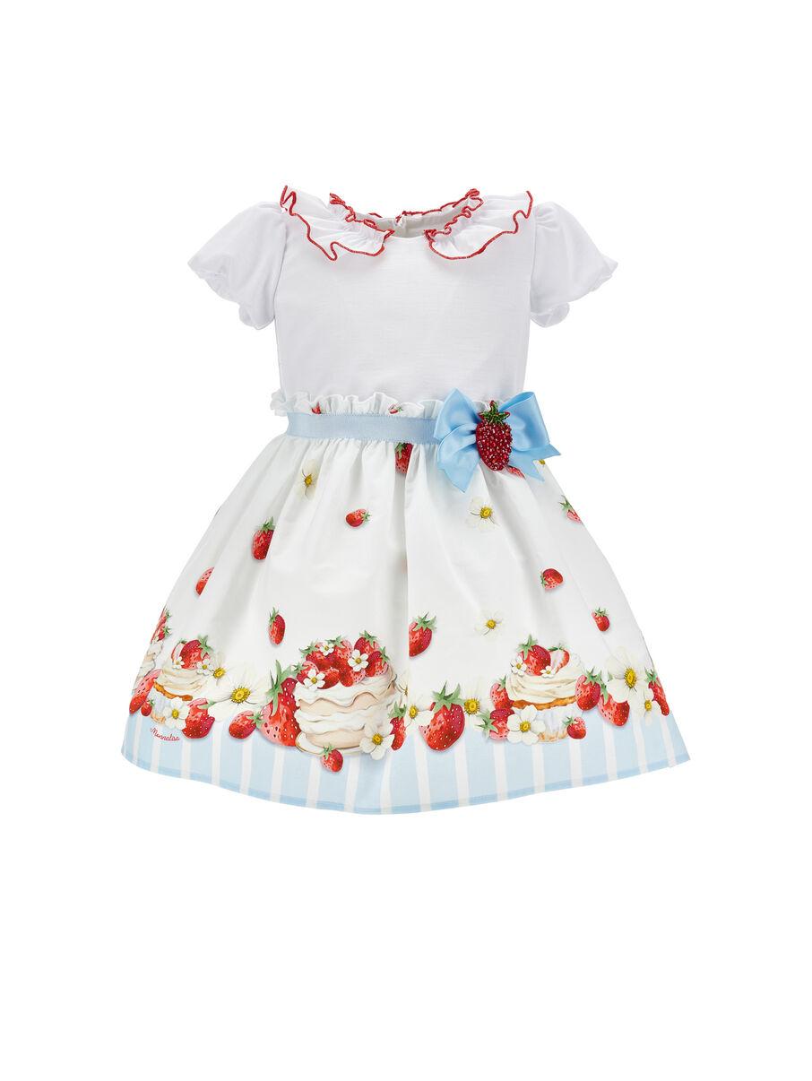 abito con stampa dolci 31G919 7642 9944 MONNALISA 