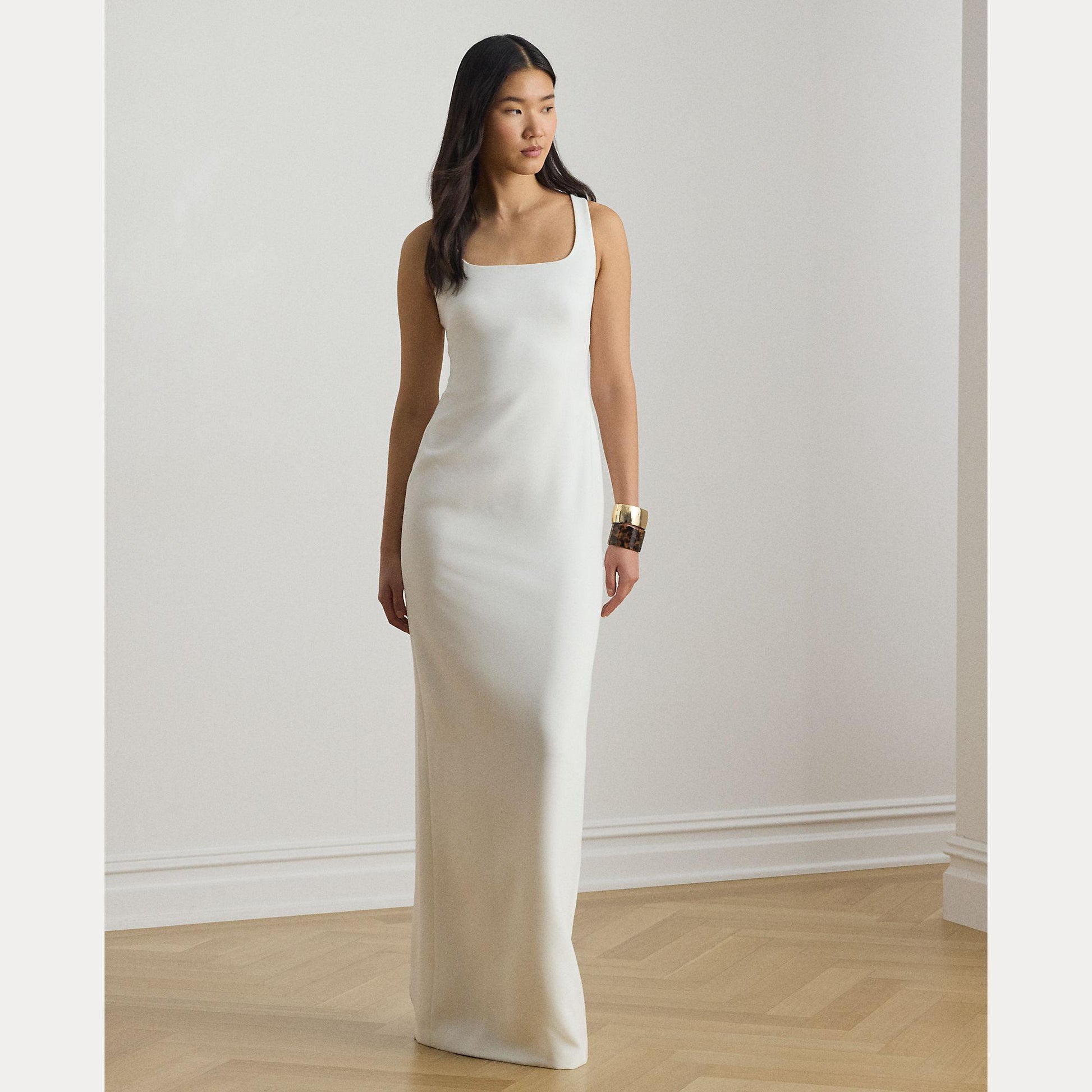 abito smanicato in crepe 253-P08933 001 LAUREN RALPH LAUREN 