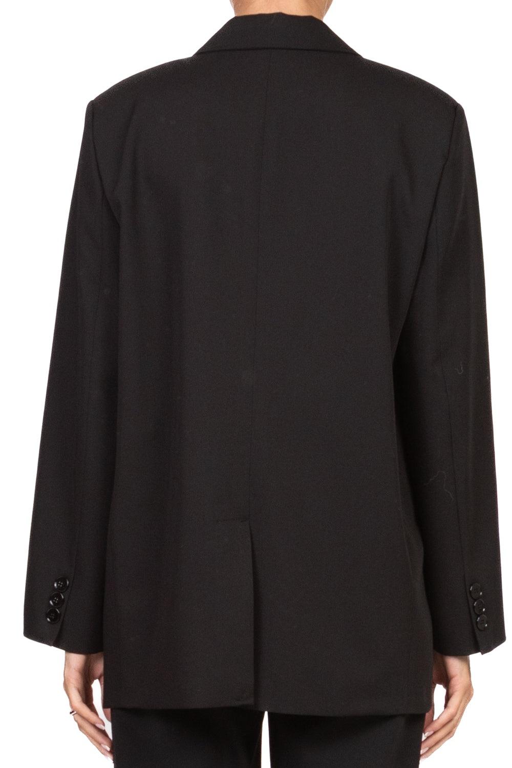 giacca con petto bavero RF0673 NERO VICOLO 