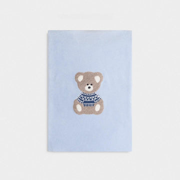 copertina in ciniglia azzurra LC1114 UNI LA SARTORIA DEI PICCOLI 