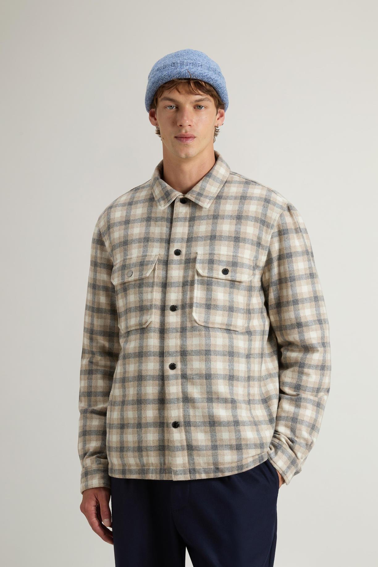giacca a camicia alaskan check CFWOOS2018MRUT3046 8918 WOOLRICH 