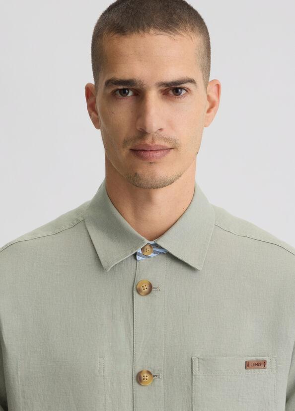 field jacket in lino QA5059T4346 76206 liU JO 