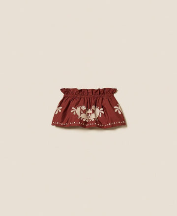 top in popeline con ricami scollo 261AT2042 00260 TWINSET ACTITUDE 