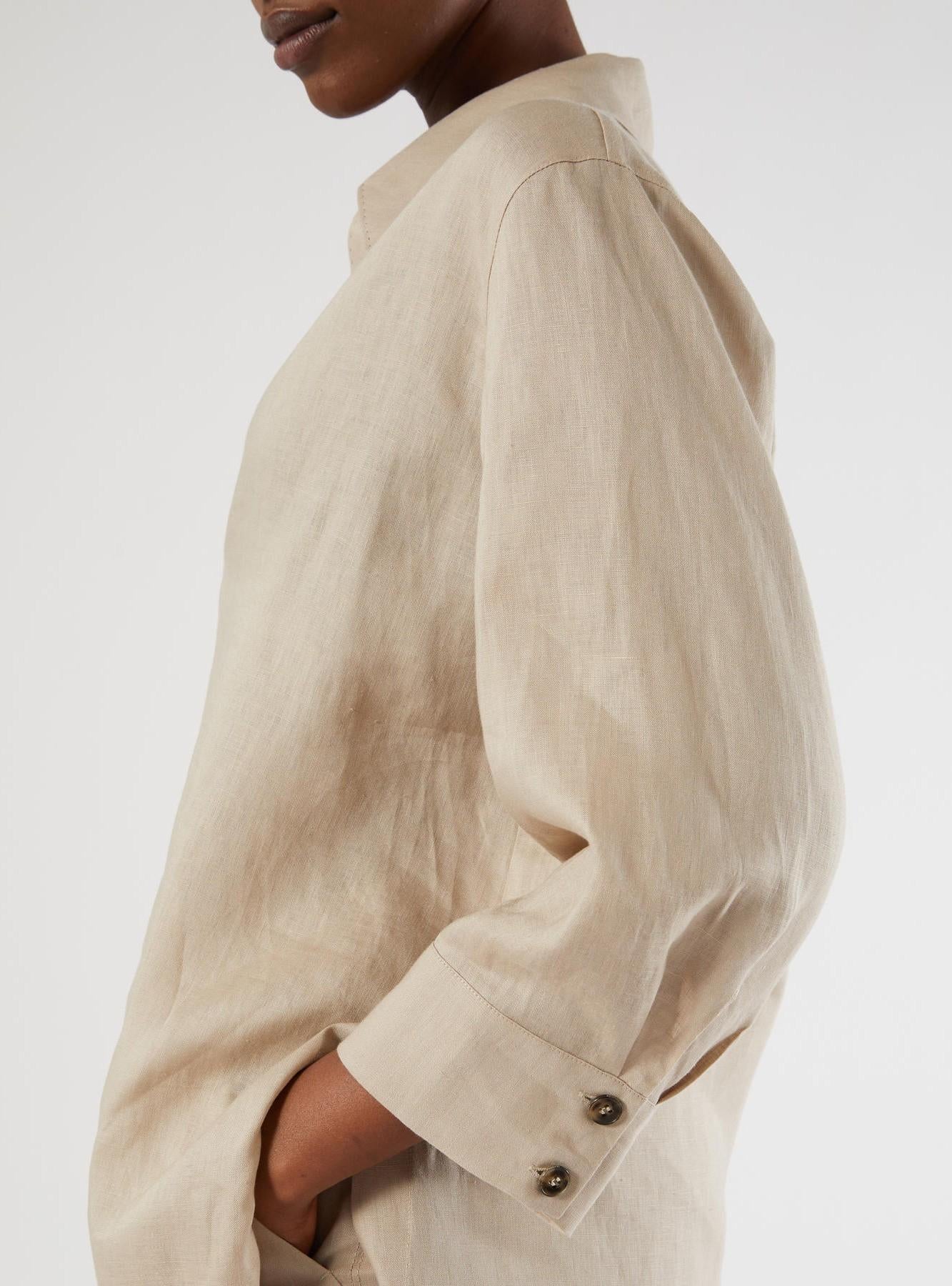 casacca in puro lino MRNNOME 007 MARINA RINALDI 