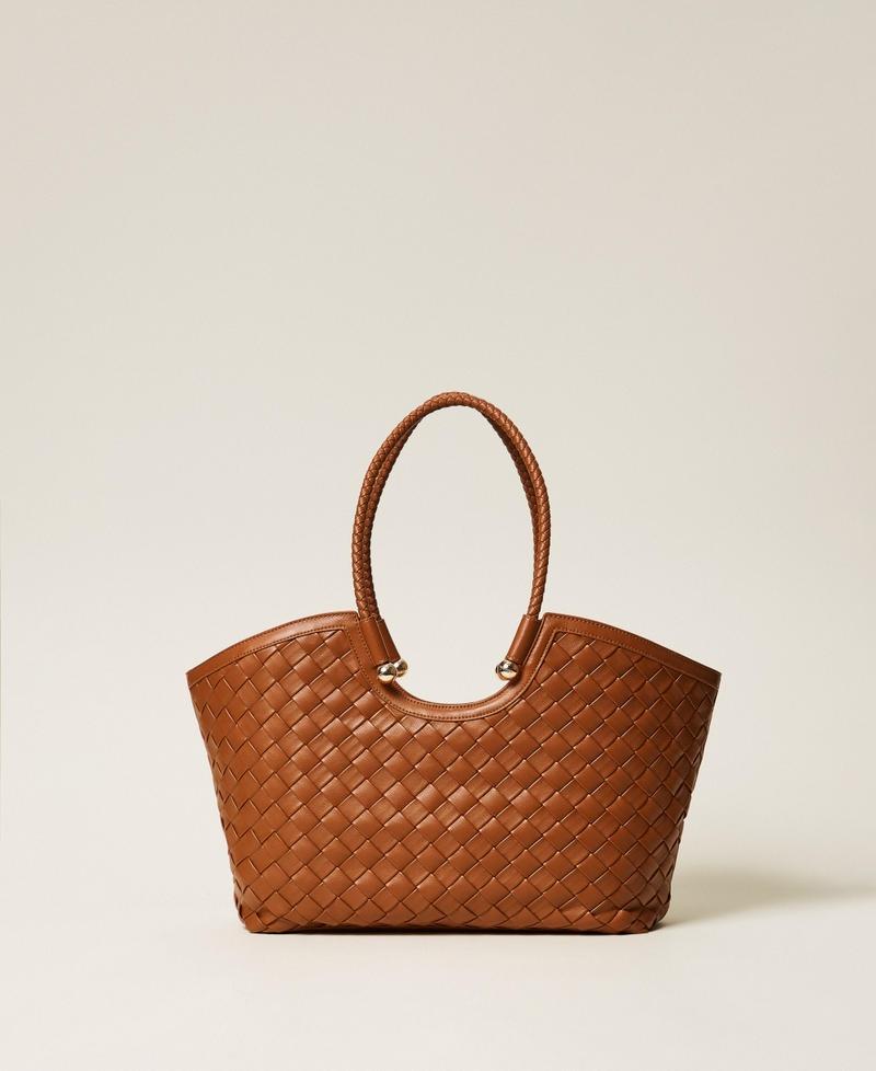 borsa shopper intrecciata 261TB7300 00057 TWINSET 