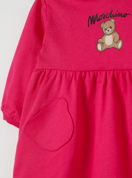 abito teddy MDV0CULCA40 50541 MOSCHINO KIDS 