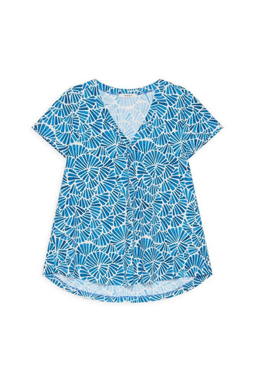 t-shirt shell JK0279 70672 D8090 BLU/NATURALE MALI'PARMI 
