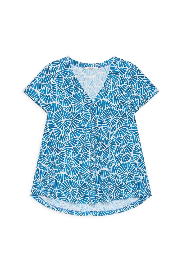 t-shirt shell JK0279 70672 D8090 BLU/NATURALE MALI'PARMI 