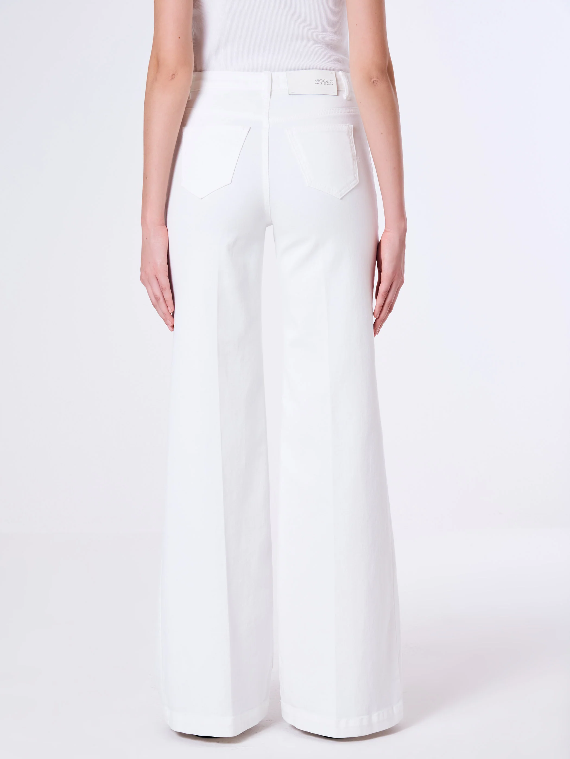 Jeans con bottono logati DB5057 BURRO VICOLO 