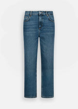 LIU JO DENIM jeans straight a vita alta Blu