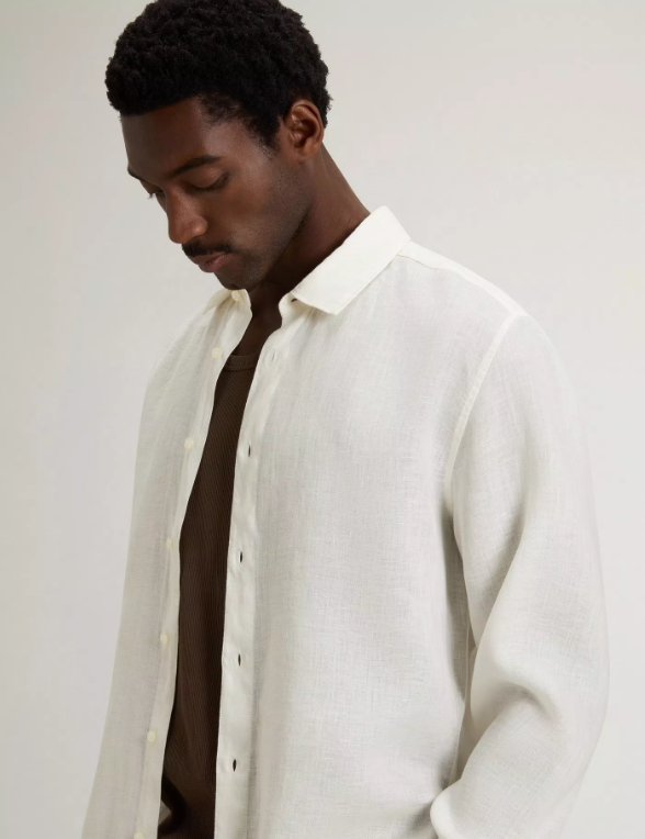 camicia in lino CFWOSI2013MRUT5284 8270 WOOLRICH 