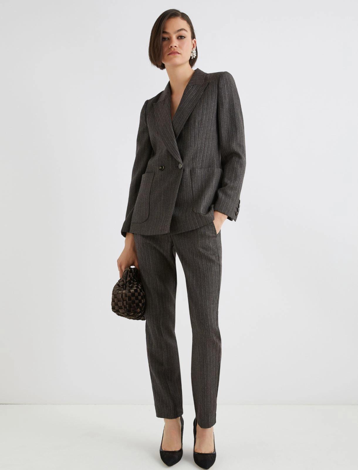 pantalone aderente in lana leggera MARGIE 005 MARella 