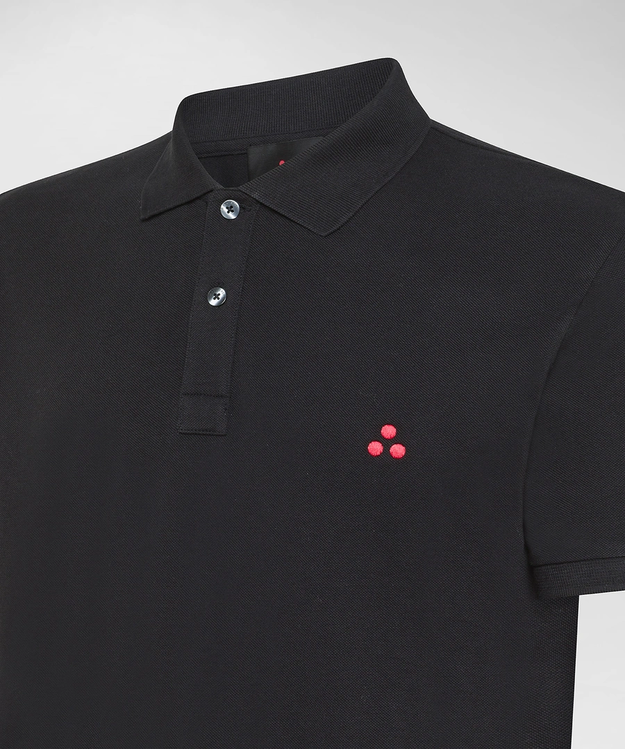 polo in cotone maniche corte ZENO 01 NER PeUTEREY 
