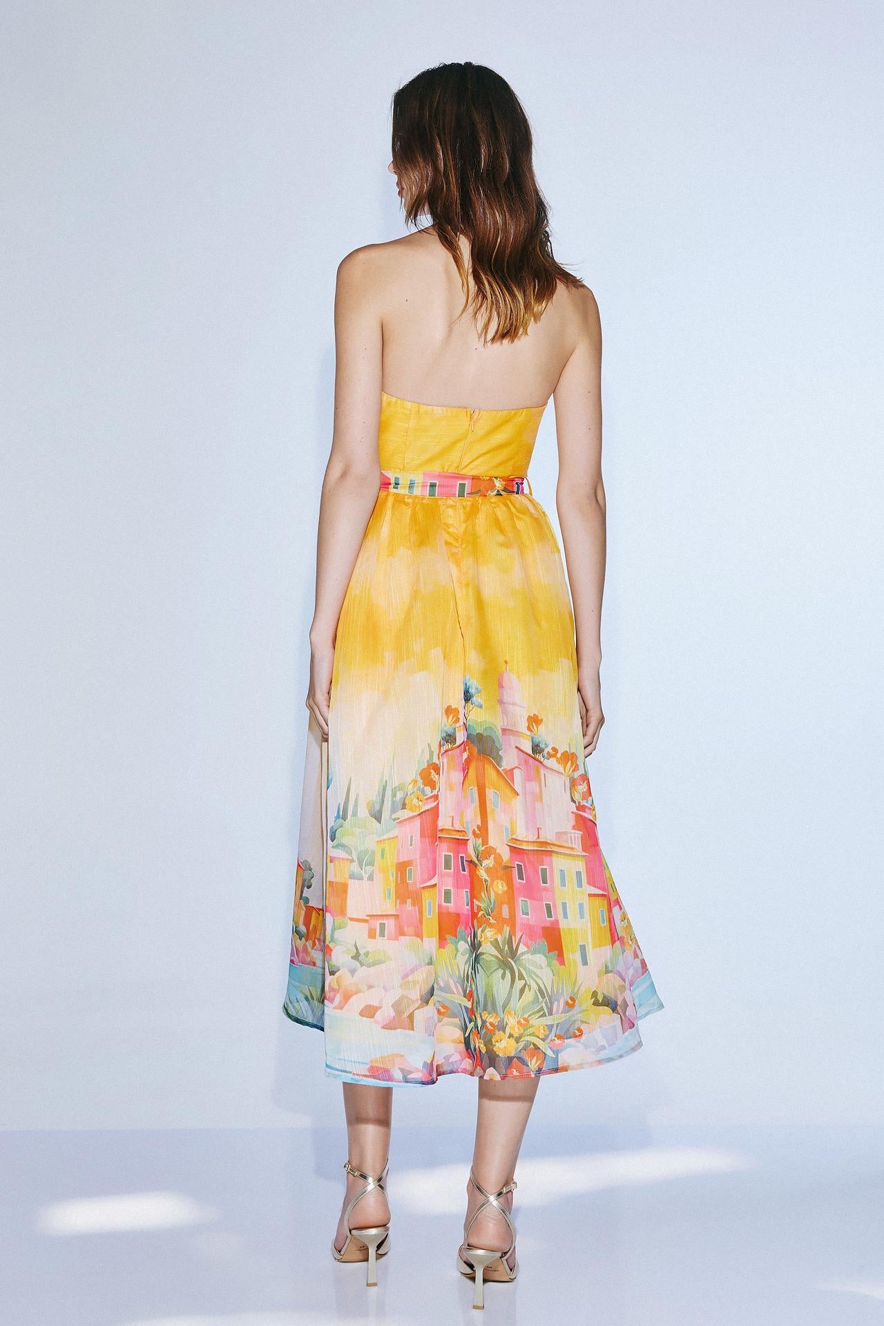 abito elegante a fantasia T4993 PRINT TWINS 