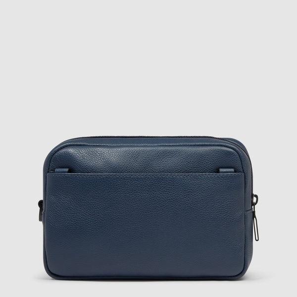 pochette a due scomaprti AC6913S142 BLU PIQUADRO 