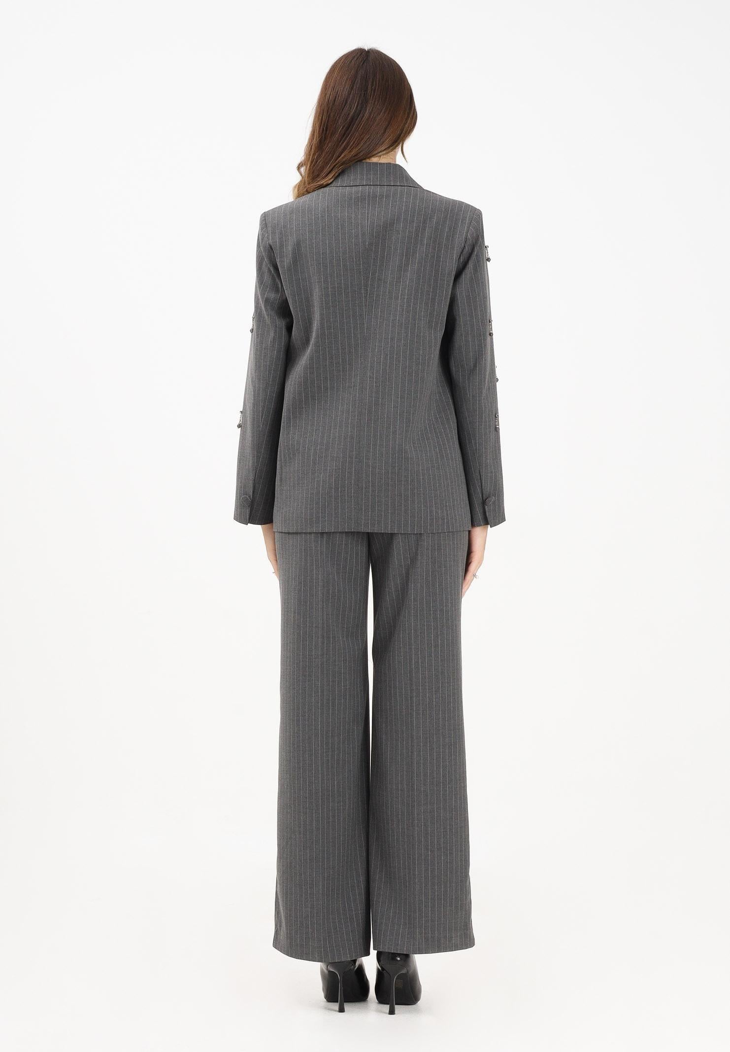 tailleur gessato RF0565 GRIGIO VICOLO 
