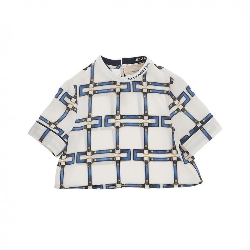 camicia con fantasia EFCA283 FODER D681 ELISABETTA FRANCHI 