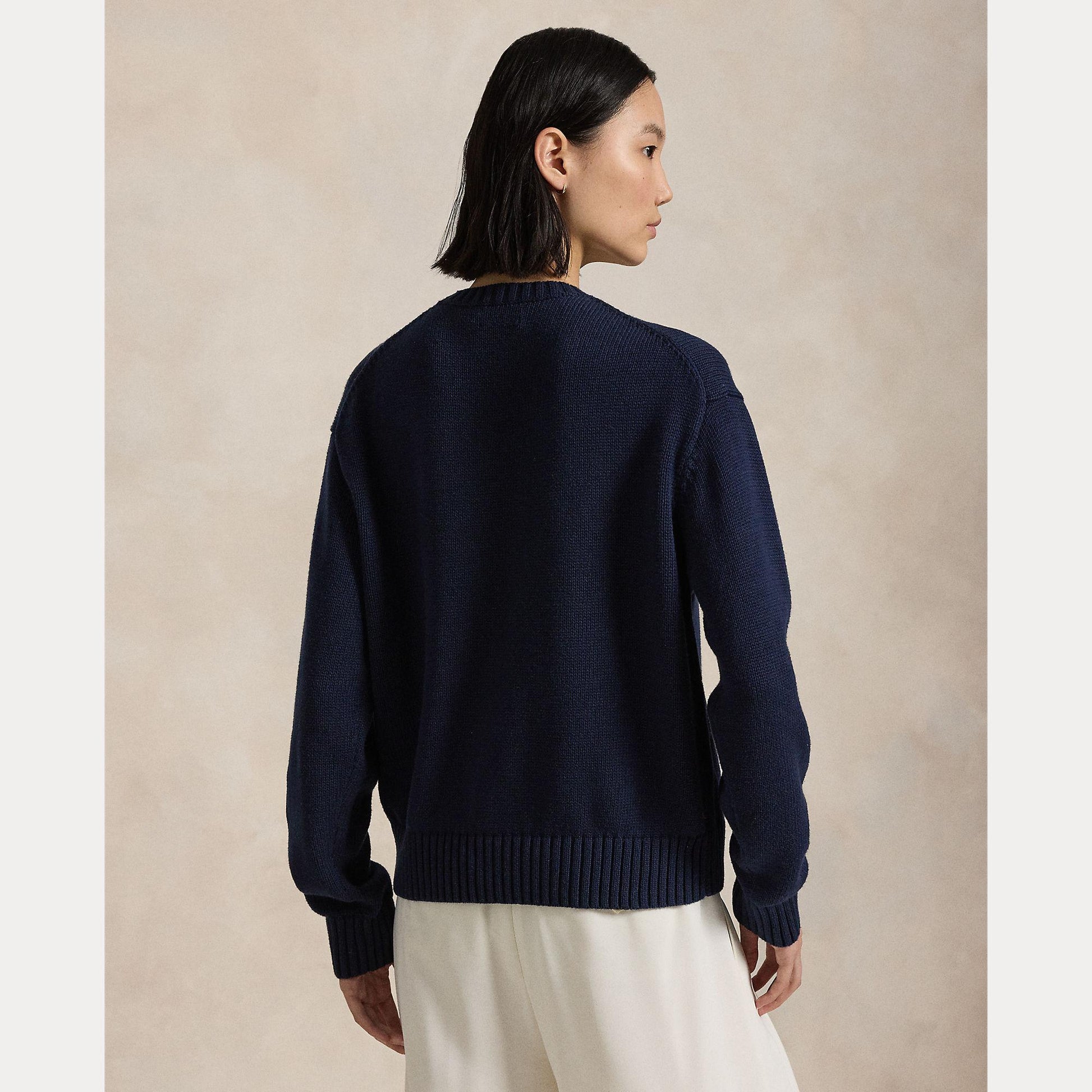 maglione in cotone con polo bear 211-959288 001 RALPH LAUREN POLO 