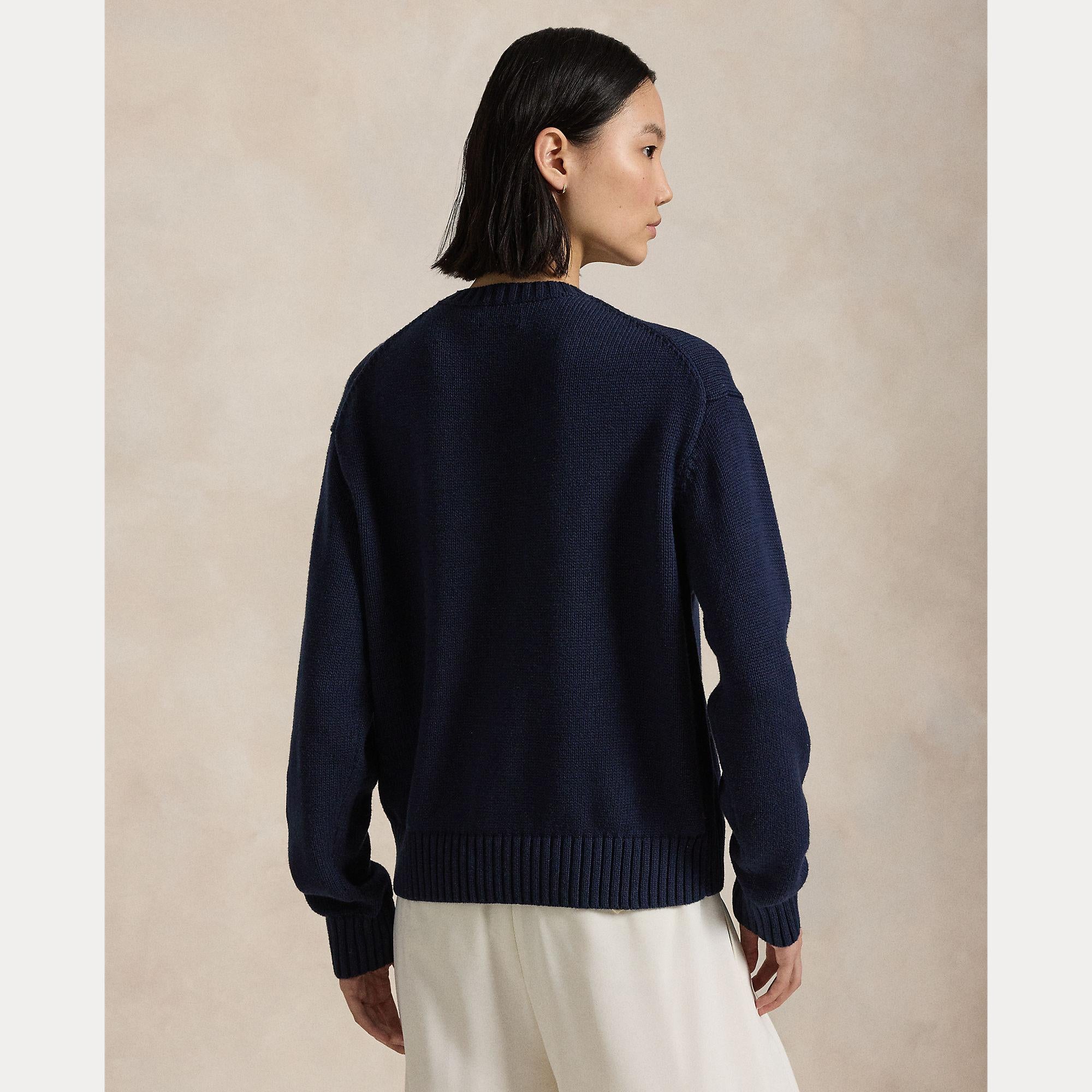 maglione in cotone con polo bear 211-959288 001 RALPH LAUREN POLO 