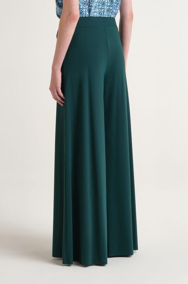 pantalone con gamba a farfalla JH0117 70210 60050 VERDEBOSCO MALI'PARMI 