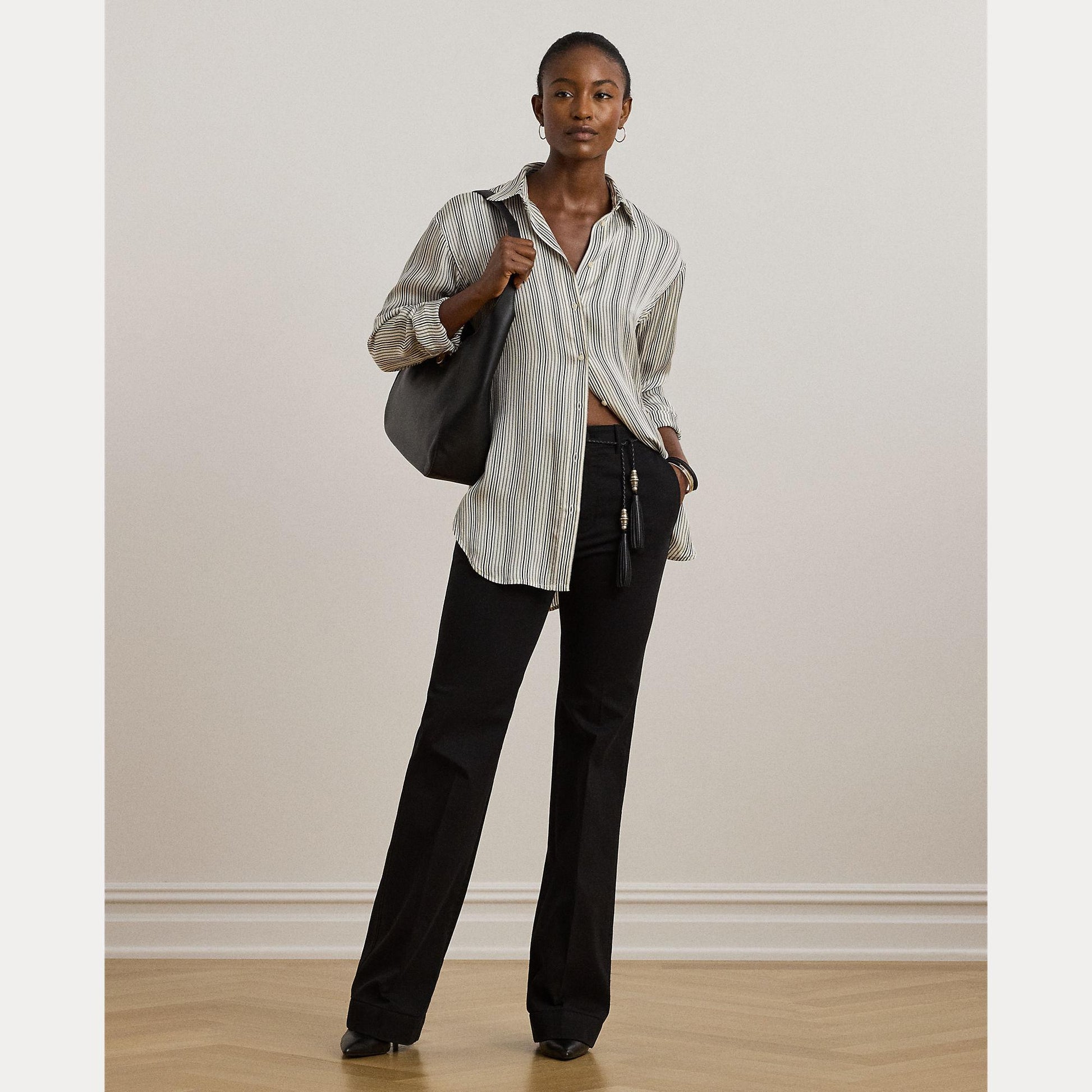camicia in raso a righe 200-970812001 LAUREN RALPH LAUREN