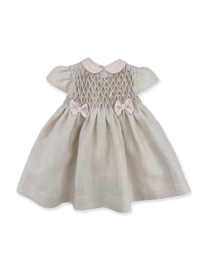 Abito Benedetta punto Smock 2CCAB64 D12PIN LA STUPENDERIA 