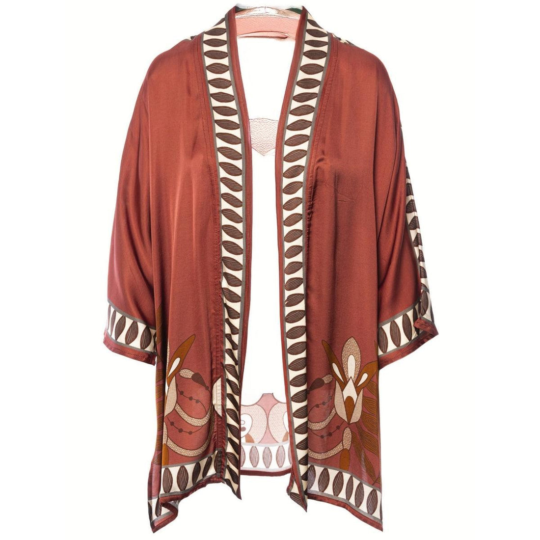 kimono marrakesh A76SJ094 BRICK ANONYME 