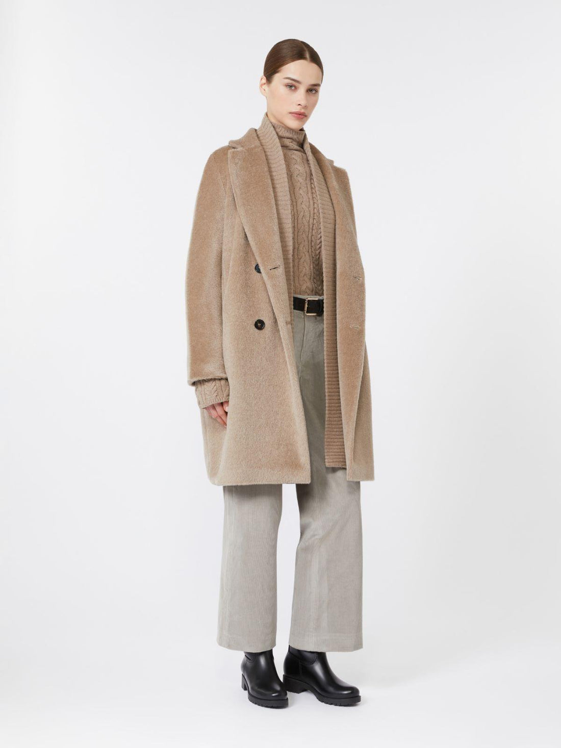 cappotto midi in lana e alpaca ROSETO 040 S MAXMARA 