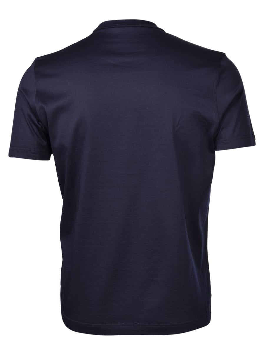 t-shirt basic in filo di scozia 60133 74002 598 GRAN SASSO 