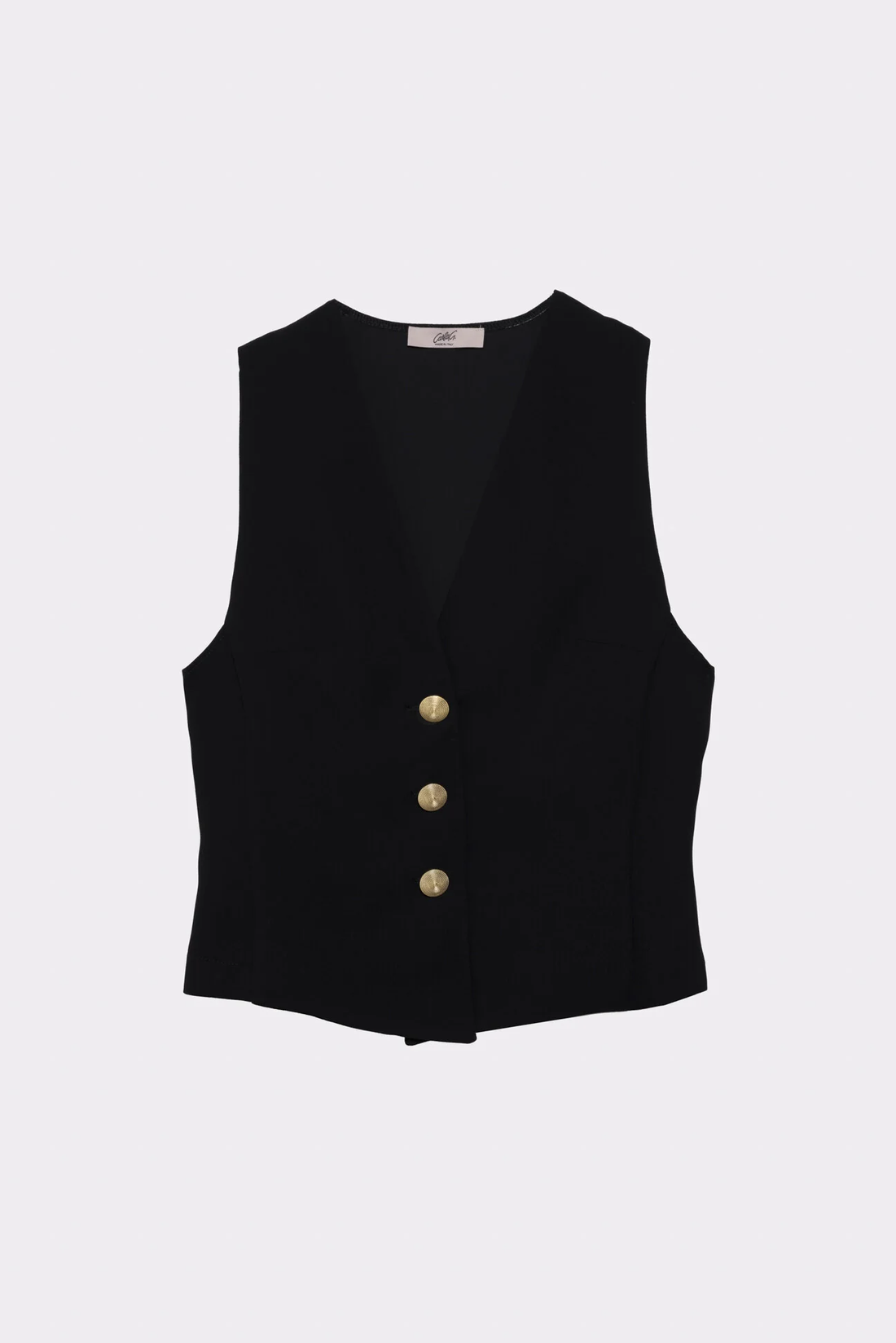 gilet in crepe satin LOIT07 D8 10 CARLAG 