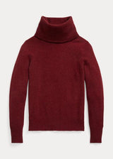 RALPH LAUREN POLO dolcevita in cashmere Rosso
