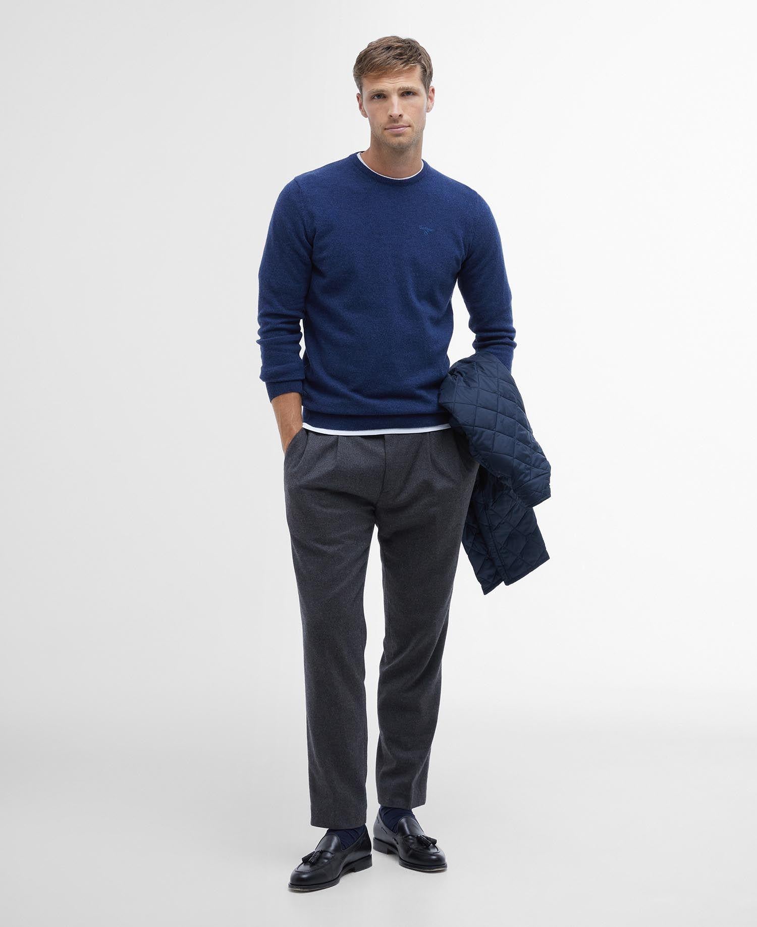 maglia girocollo essential MKN0345 MKN BL71 BARBOUR 